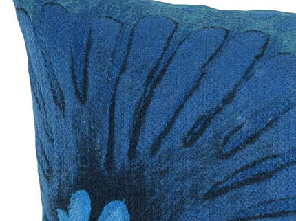 Visions III Cirque Blue 20" x 12" Indoor-Outdoor Pillow