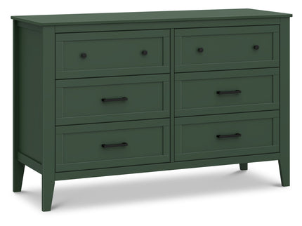 M24726FRGR,DaVinci,Beau 6-Drawer Dresser in Forest Green