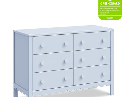 Sammy Scallop 6-Drawer Dresser