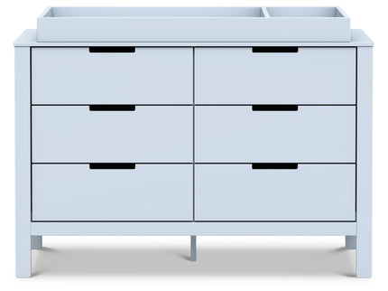 F11926PB,Carter's,Colby 6-Drawer Double Dresser in Powder Blue