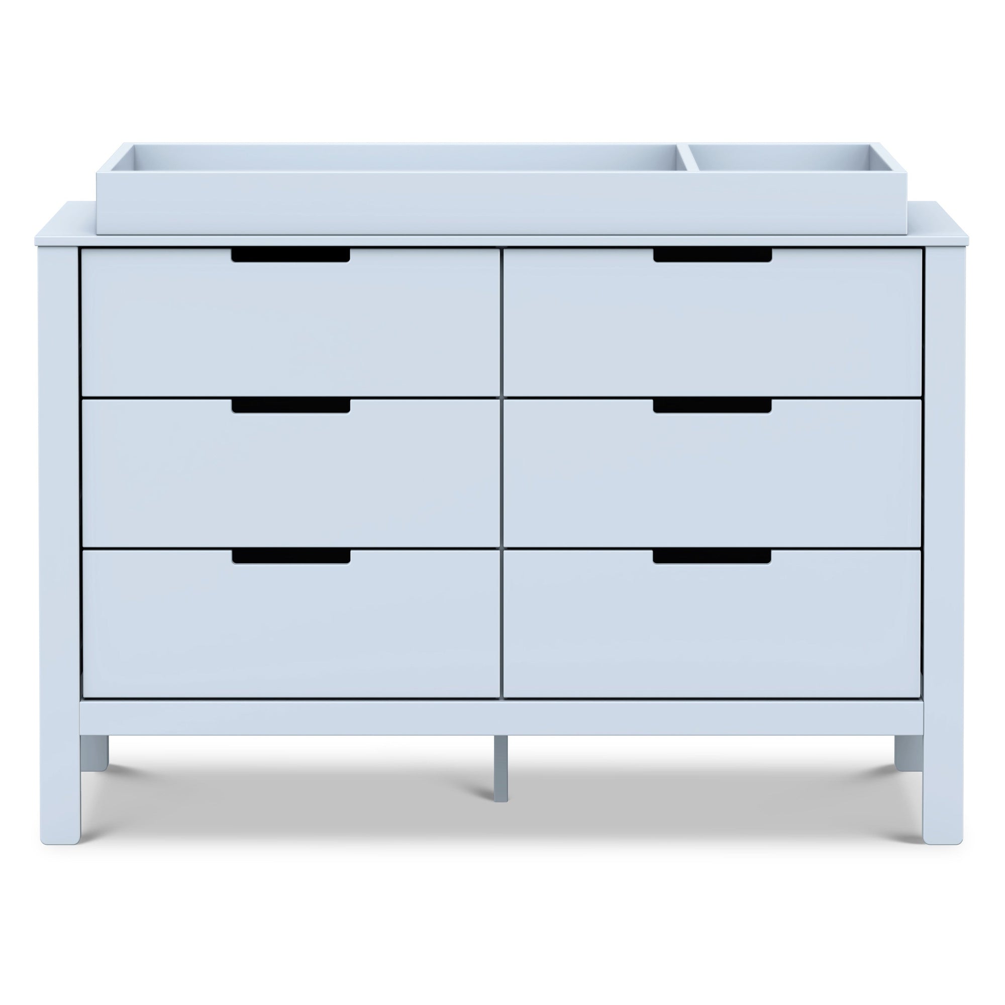 F11926PB,Carter's,Colby 6-Drawer Double Dresser in Powder Blue