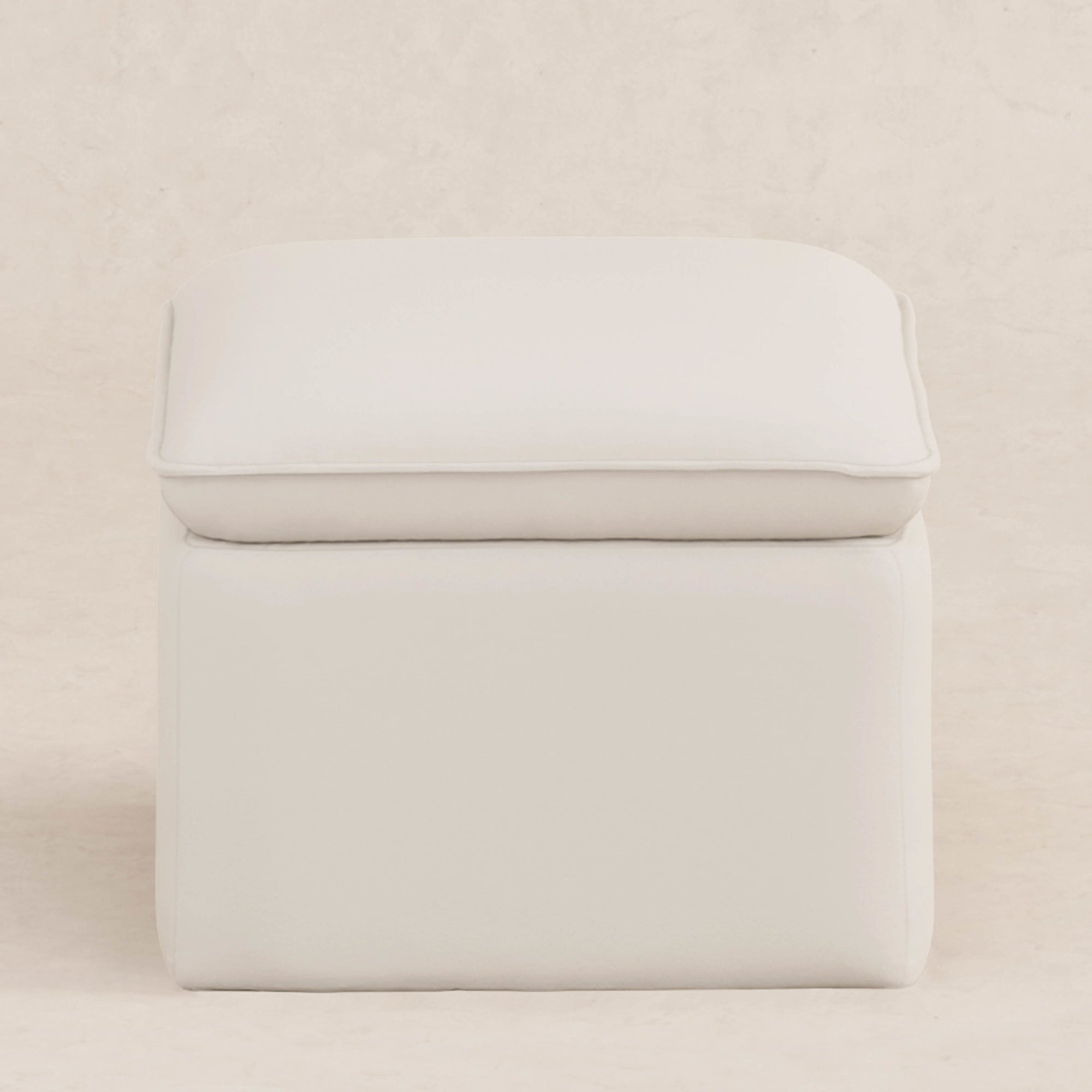 M20985PCMEW,Babyletto,Cali Storage Ottoman in Performance Cream Eco-Weave