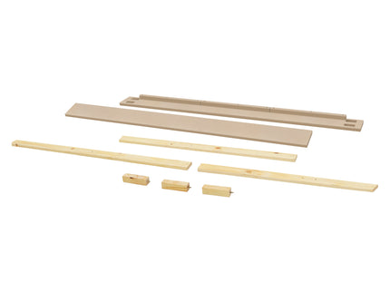 M7689TPE,The MDB Family,Full Size Bed Conversion Kit in Taupe