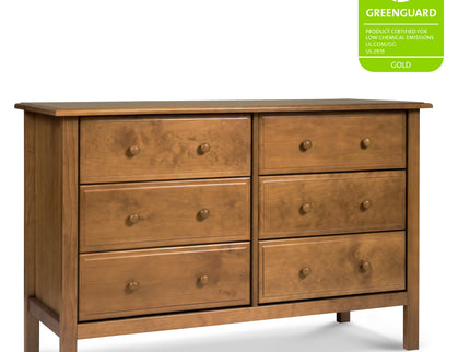 M5966CT,DaVinci,Jayden 6-Drawer Double Wide Dresser In Chestnut