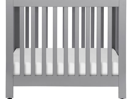 M6698G,Babyletto,Origami Mini Crib in Grey Finish
