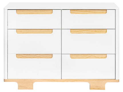 M23426WN,Babyletto,Yuzu 6-Drawer Dresser in White/Natural