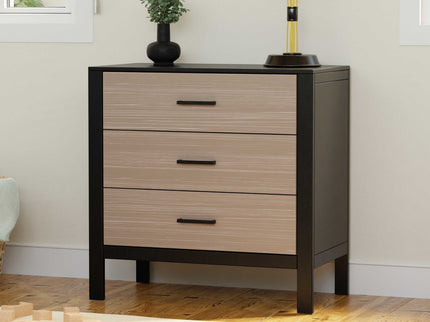 F23223ECWD,Carter's,Radley 3-Drawer Dresser in Ebony & Coastwood