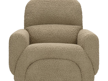 M30087LT,Babyletto,Rainbow Recliner and Swivel Glider in Latte Teddy Loop