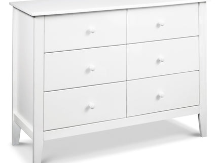 F11526W,Carter's,Morgan 6-Drawer Double Dresser in White