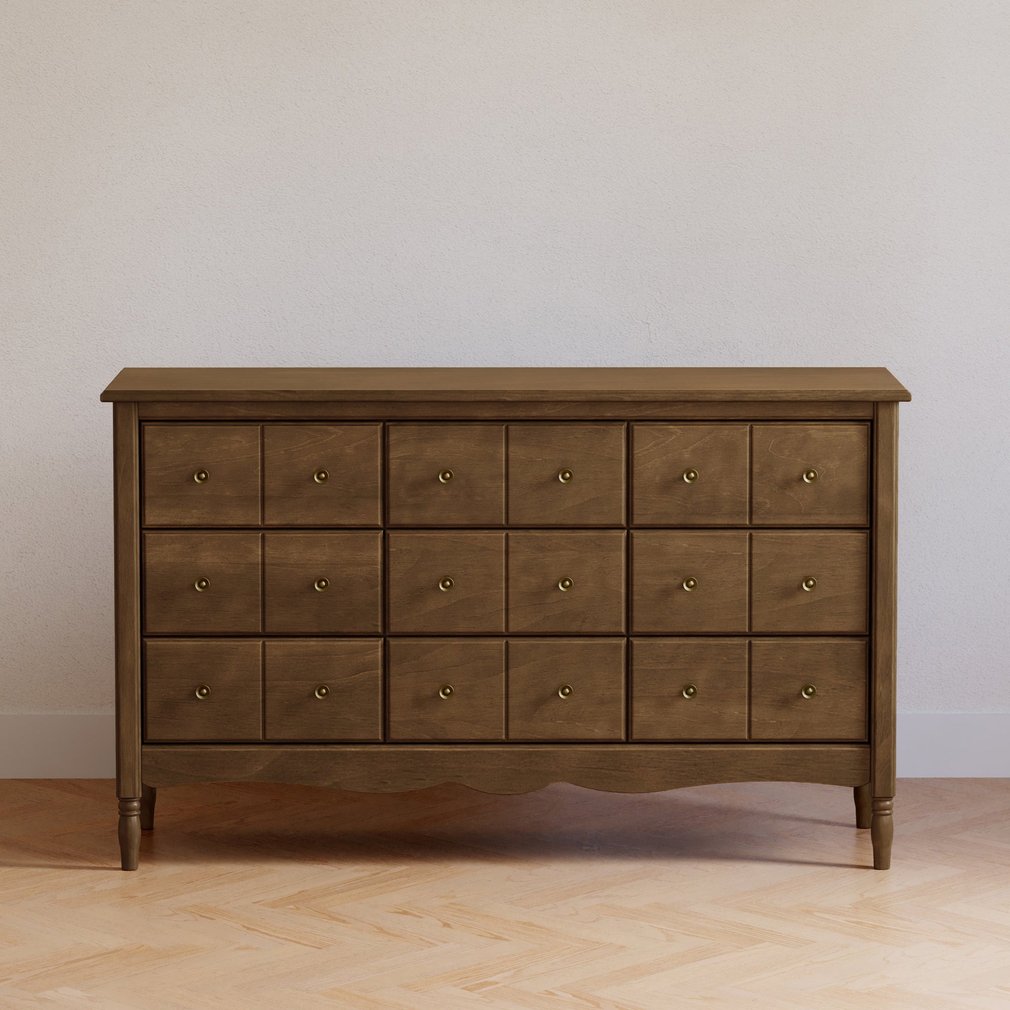 M7128NL,Namesake,Liberty 9-Drawer Assembled Dresser in Natural Walnut