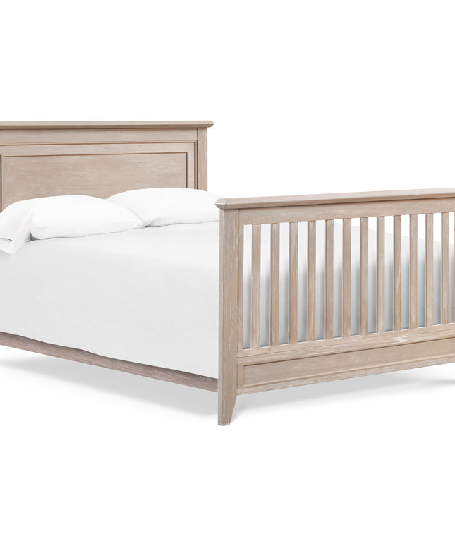 M24401SDB,Monogram by Namesake,Beckett Rustic 4-in-1 Convertible Flat Top Crib in Sandbar