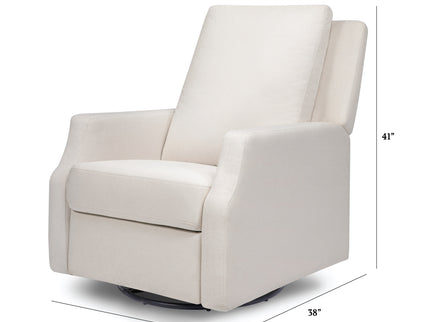 M22287PCMEW,Namesake,Crewe Recliner and Swivel Glider in Performance Cream Eco-Weave