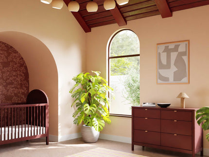 M25616CR,Babyletto,Bondi 6-Drawer Assembled Dresser in Crimson