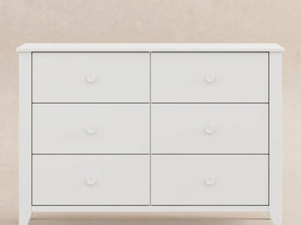 M10326W,Babyletto,Sprout 6-Drawer Double Dresser in White