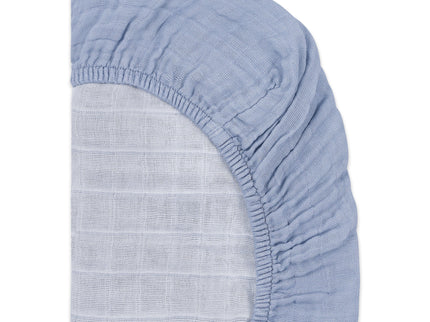 T29634DP,Babyletto,Dewdrop Muslin All-Stages Bassinet Sheet in GOTS Certified Organic Cotton