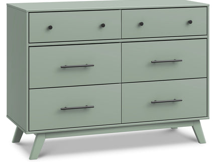 M22526LS,DaVinci,Otto 6-Drawer Dresser in Light Sage