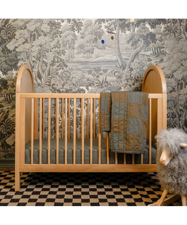 M25601HYNC,Babyletto,Bondi Cane 3-in-1 Convertible Crib w/Toddler Bed Kit in Honey with Natural Cane