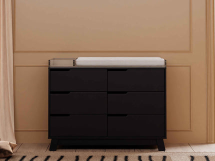 M4216B,Babyletto,Hudson 6-Drawer Double Dresser  Assembled in Black