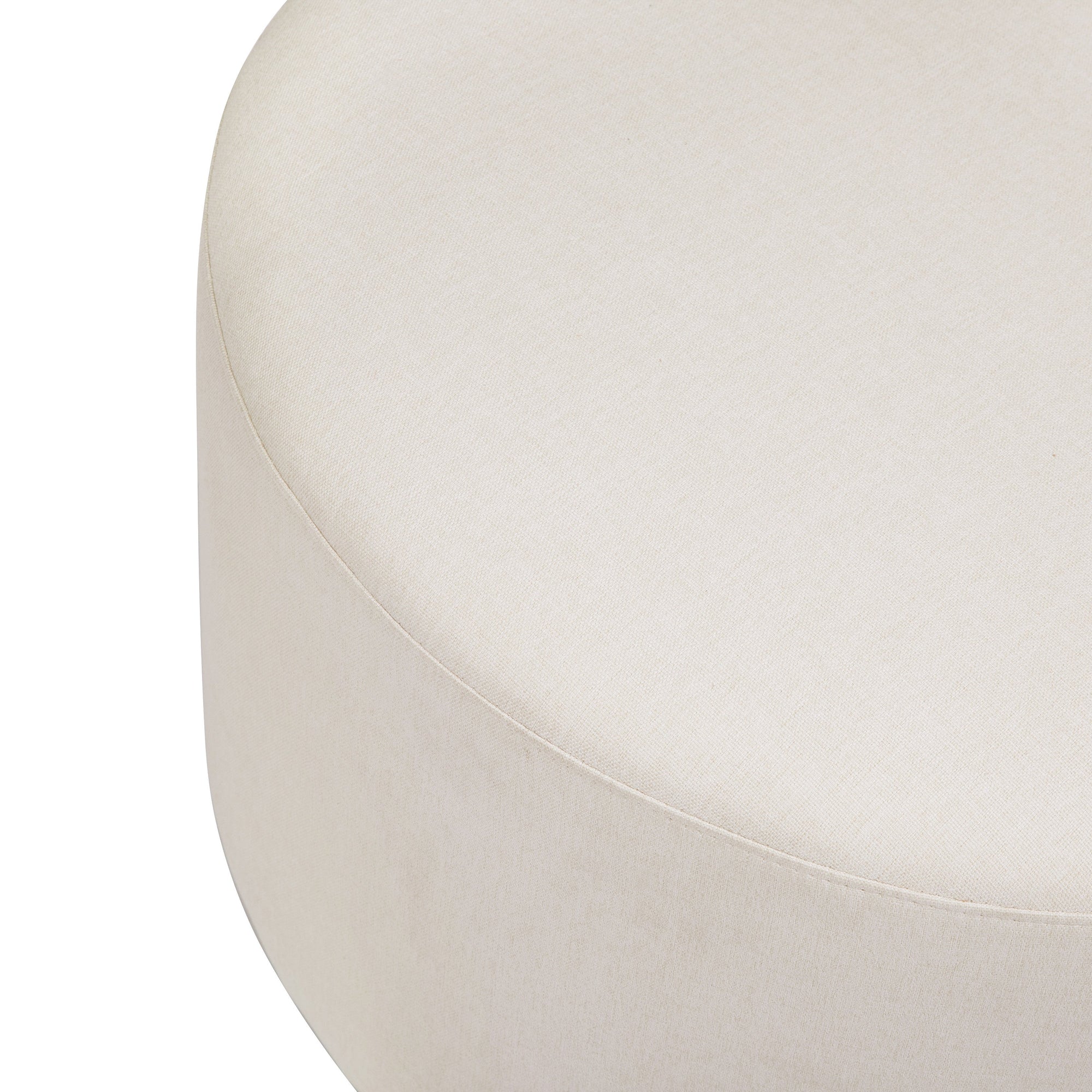 M10185PCMEW,Babyletto,Tuba Gliding Ottoman in Performance Cream Eco-Weave