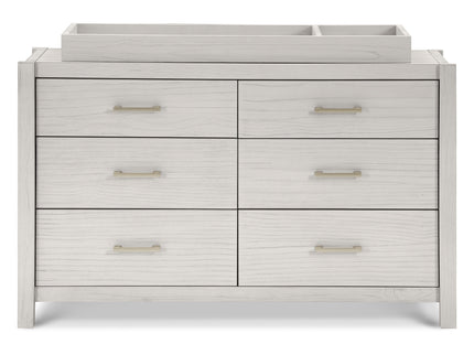 B26416WDF,Monogram by Namesake,Hemsted 6-Drawer Assembled Dresser in White Driftwood