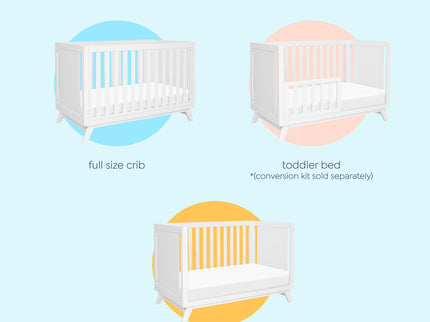 M22501W,DaVinci,Otto 3-in-1 Convertible Crib in White