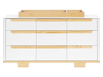 M23428WN,Babyletto,Yuzu 9-Drawer Dresser  Assembled in White/Natural
