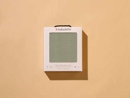 T29734MCA,Babyletto,Matcha Muslin All-Stages Bassinet Sheet in GOTS Certified Organic Cotton