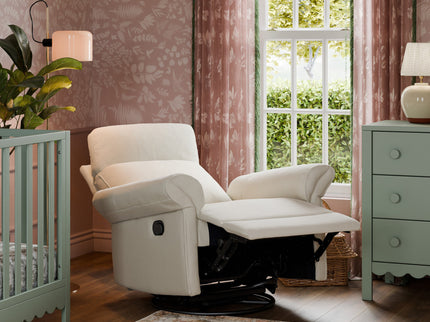 M24386BH,DaVinci,Suzy Flex Swivel Recliner w/ Adj. Arms & Headrest in Beach