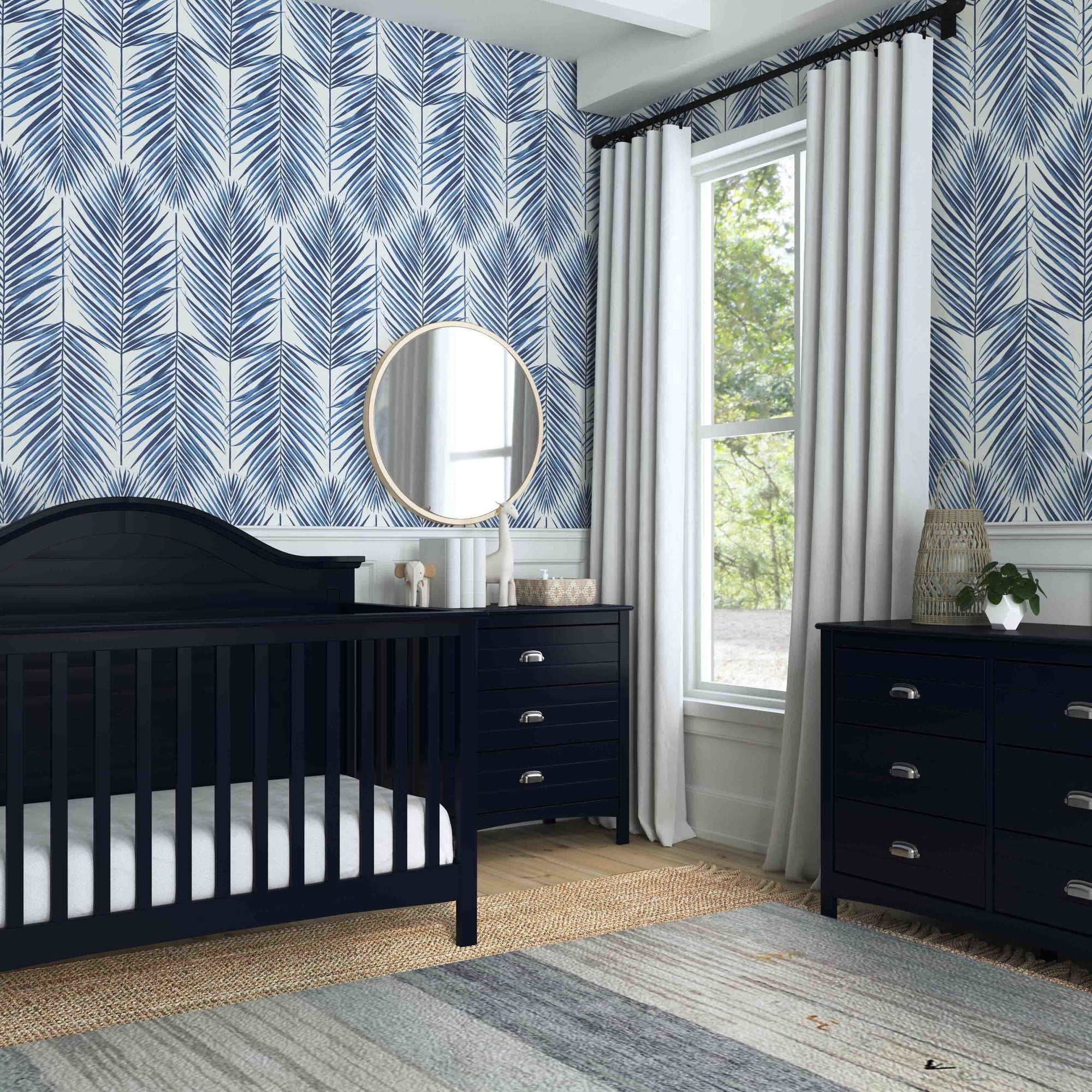 F16901V,Carter's,Nolan 4-in-1 Convertible Crib in Navy
