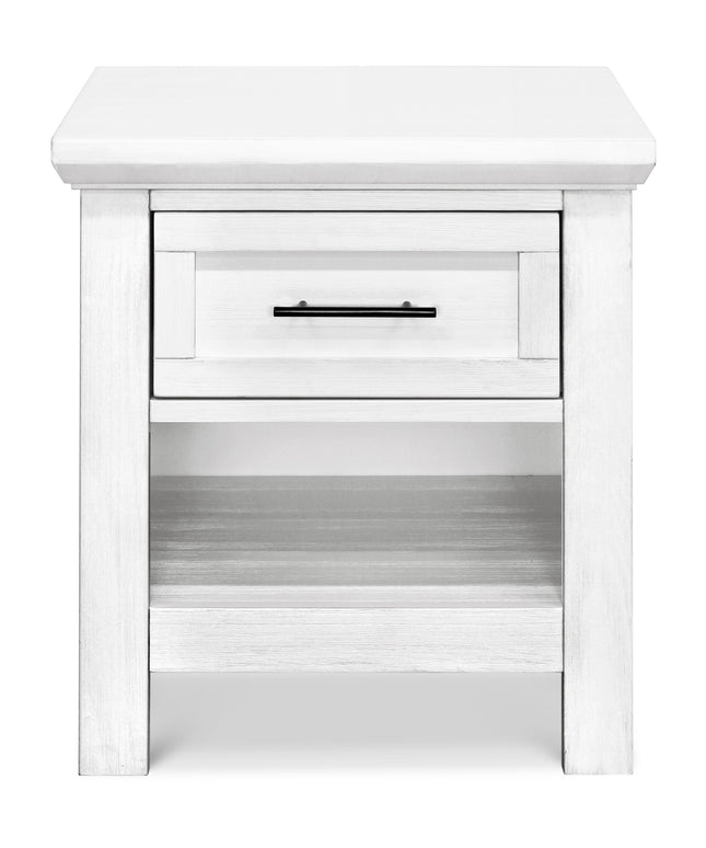 B14560LW,Monogram by Namesake,Emory Farmhouse Nightstand in Linen White