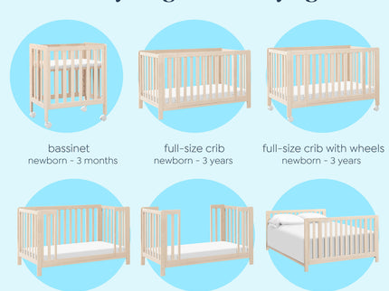 F11980NX,Carter's,Colby GROW 6-in-1 Convertible Bassinet to Crib in Washed Natural