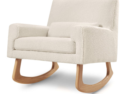 1085WBL,Nursery Works,Sleepytime Rocker in Ivory Boucle w/Light Legs