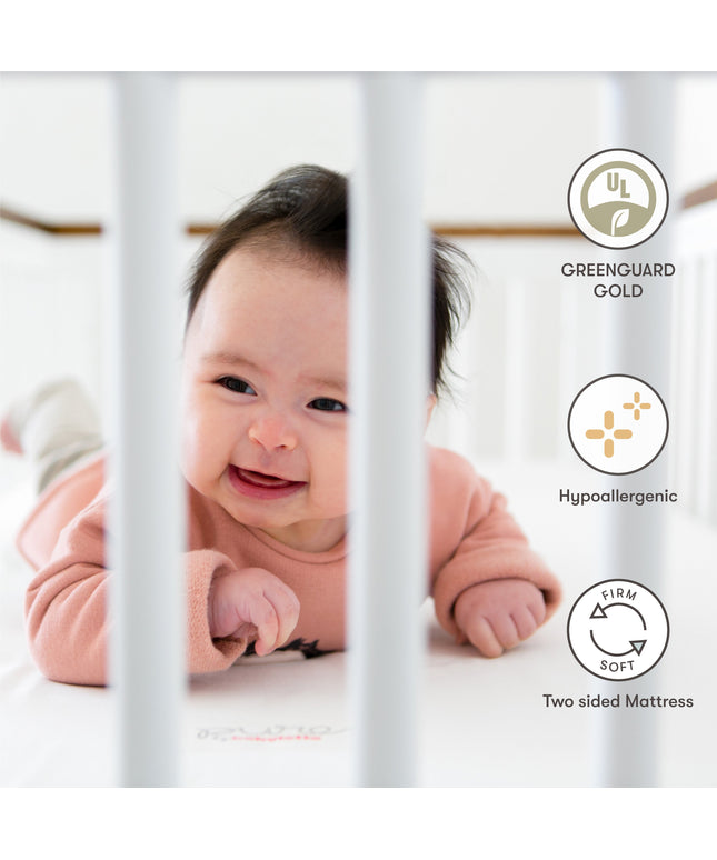M5321C,Babyletto,Pure Core Non-Toxic Crib Mattress with Hybrid Cover