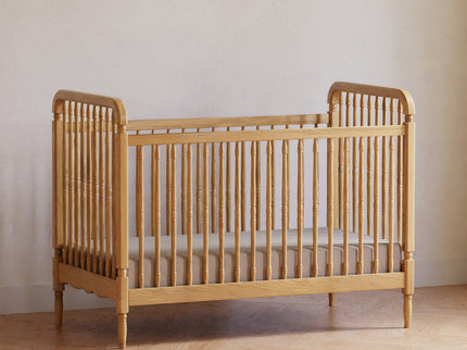 M7101HY,Namesake,Liberty 3-in-1 Convertible Spindle Crib w/Toddler Bed Conversion Kit in Honey