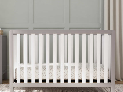 F11901GW,Carter's,Colby 4-in-1 Low-profile Convertible Crib in Grey and White