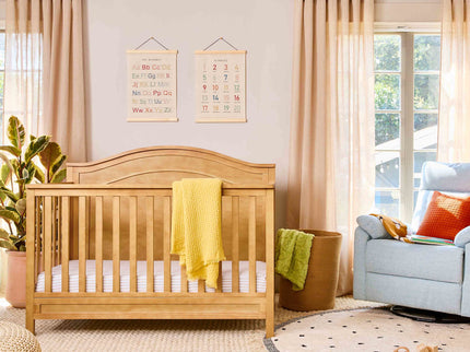 M12801HY,DaVinci,Charlie 4-in-1 Convertible Crib in Honey