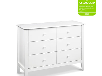 F11526W,Carter's,Morgan 6-Drawer Double Dresser in White