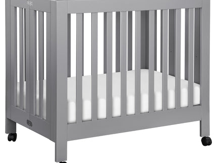 M6698G,Babyletto,Origami Mini Crib in Grey Finish