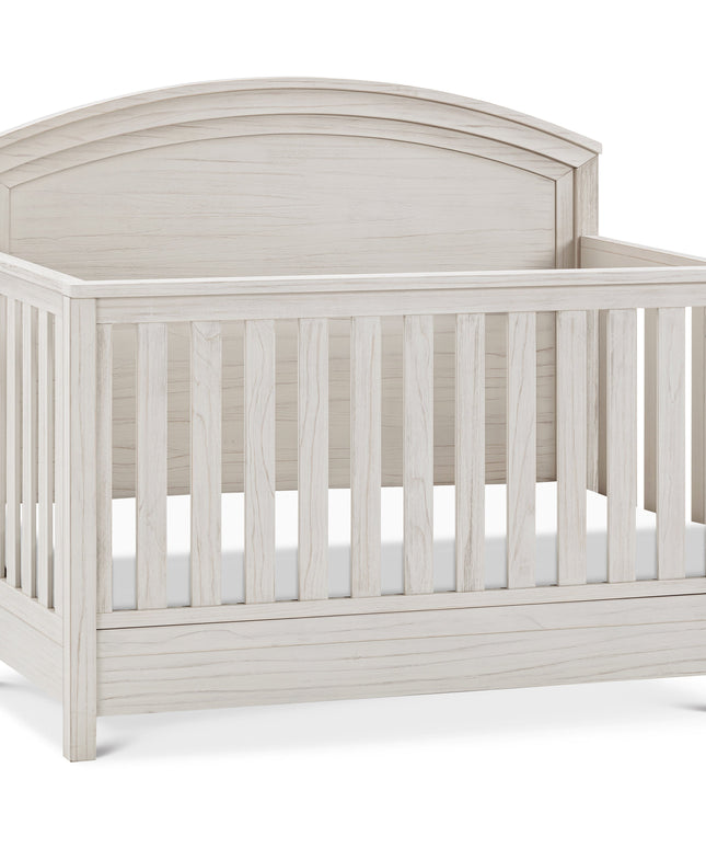B26401WDF,Monogram by Namesake,Hemsted 4-in-1 Convertible Crib in White Driftwood