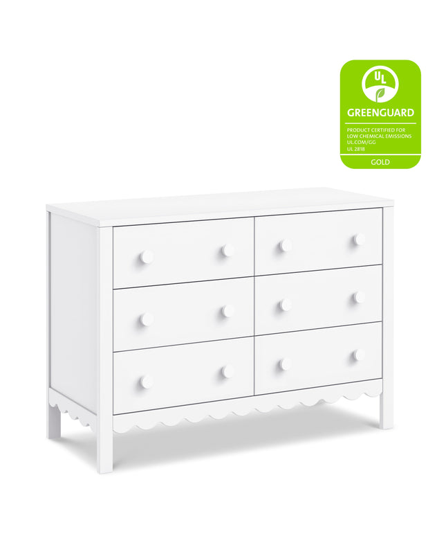 Sammy Scallop 6-Drawer Dresser