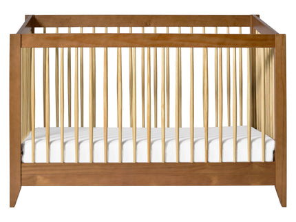 M10301CTN,Babyletto,Sprout 4-in-1 Convertible Crib w/Toddler Bed Conversion Kit in Chestnut&Natural