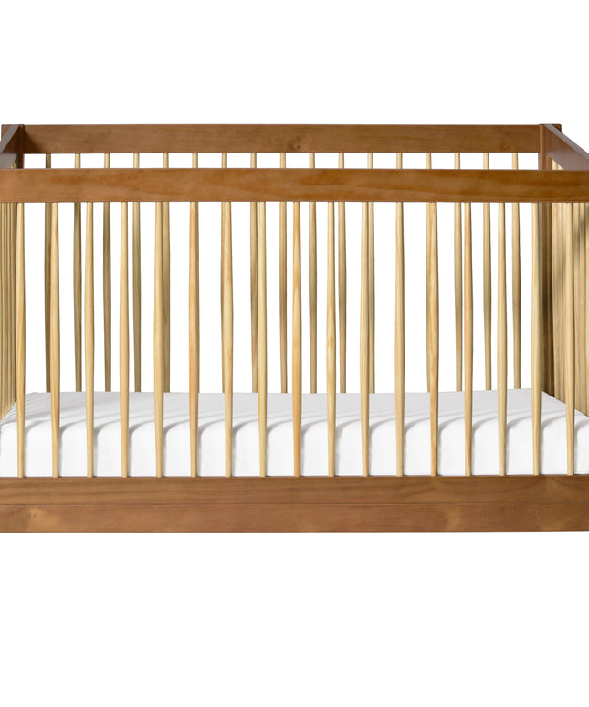 M10301CTN,Babyletto,Sprout 4-in-1 Convertible Crib w/Toddler Bed Conversion Kit in Chestnut&Natural