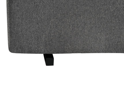 M13985GY,DaVinci,Davinci Universal Gliding Ottoman in Dark Grey Finish