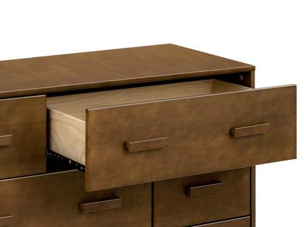 M5826NL,Babyletto,Scoot 6-Drawer Dresser in Natural Walnut