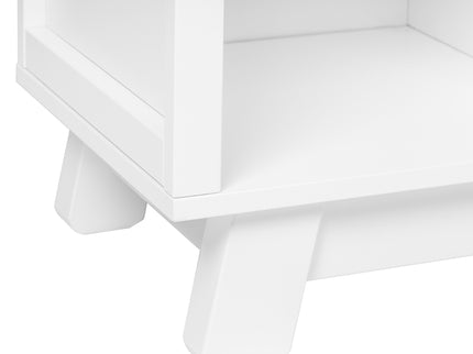 M4211W,Babyletto,Hudson Cubby Bookcase in White