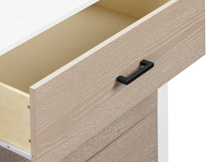 F23223WCWD,Carter's,Radley 3-Drawer Dresser in White & Coastwood