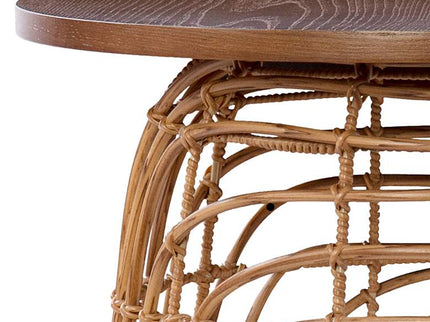 Weaverdon 17 3/4" Wide Natural Round Accent Table