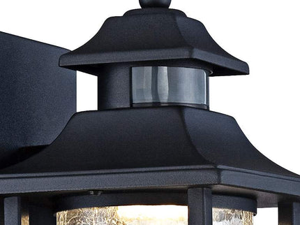 Westray 11 1/2" High Black Motion Sensor LED Outdoor Wall Light