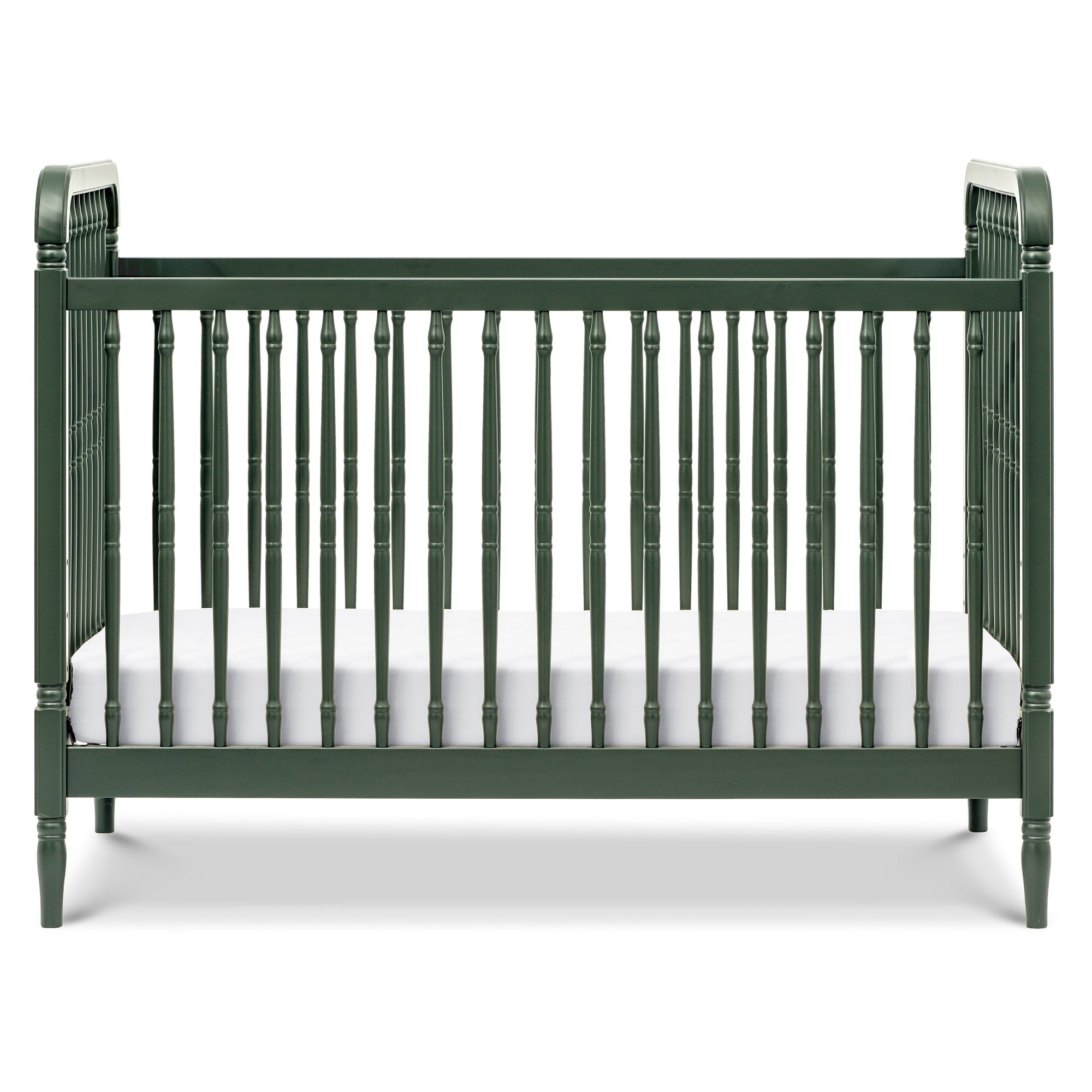 M7101FRGR,Namesake,Liberty 3-in-1 Convertible Spindle Crib w/Toddler Bed Conversion Kit in Forest Green