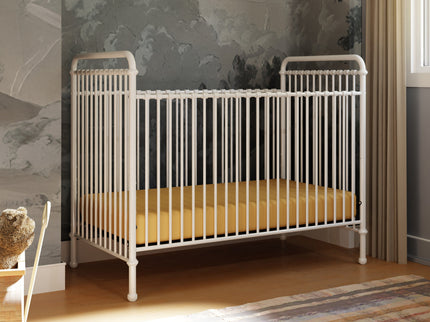 B15501WX,Namesake,Abigail 3-in-1 Convertible Crib in Washed White